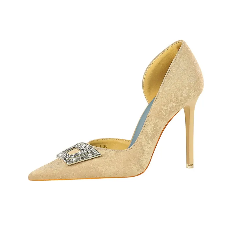 YAFEI XUANYU Slim Heel High Heels 10.5CM Women's-4