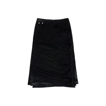 ADER ERROR Asymmetric Midi Skirt