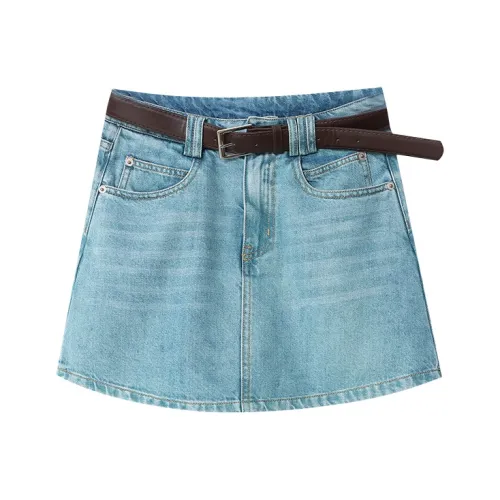 CHARM PICK Denim Shorts Women's Blue