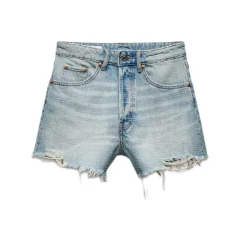 ZARA Denim Shorts Women's Blue