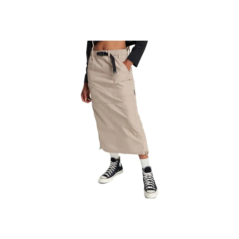 Converse Long Woven Cargo Skirt-0
