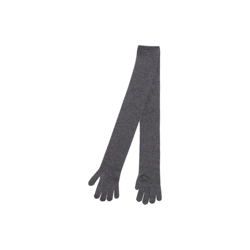 Knitted Long Gloves-0