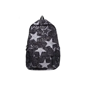 AIBAG Nylon Backpack Unisex Black Gray/Black Green/Black Blue/Black Yellow/White/Khaki