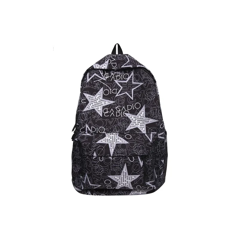 AIBAG Nylon Backpack Unisex Black Gray/Black Green/Black Blue/Black Yellow/White/Khaki-0