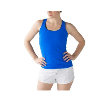 Lululemon Cool Racerback Sport Vests Women's White Daydream Blue