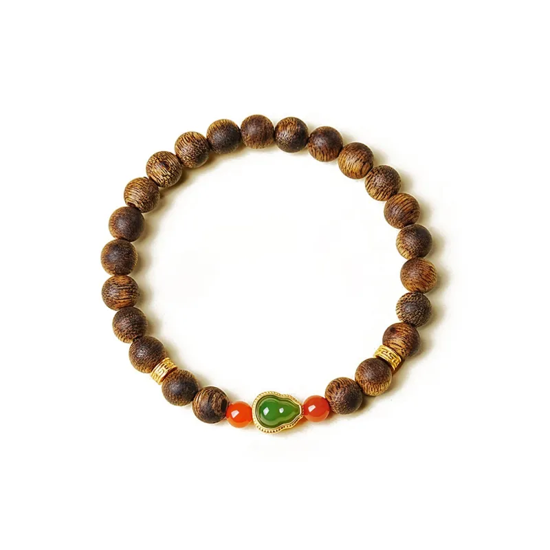 RIXIANGWAN Agarwood Bracelets Unisex-0