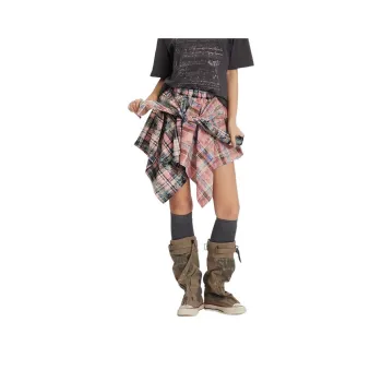 BEAR UNION Casual Short Skirts Women's Pink