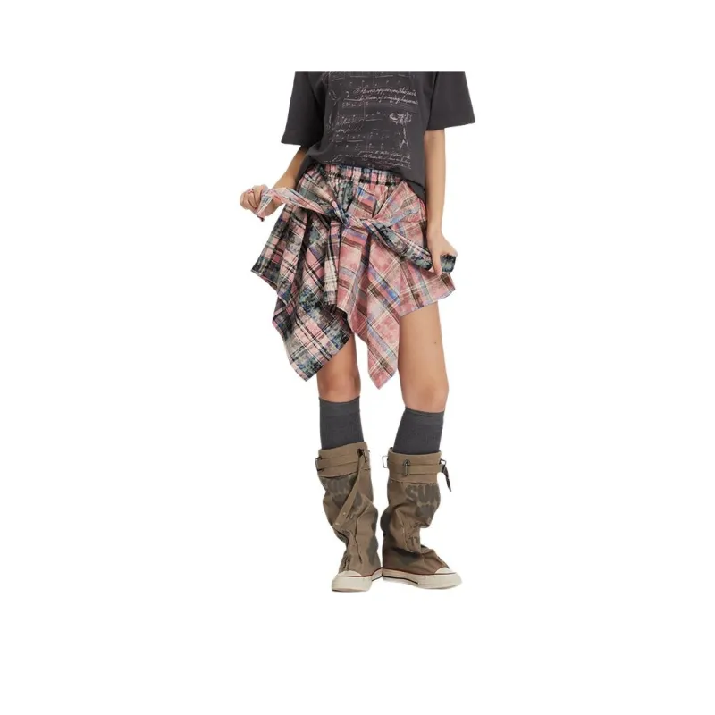 BEAR UNION Casual Short Skirts Women's Pink-0