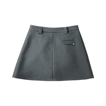 Cypress House Casual Short Skirts Women's Dark Gray