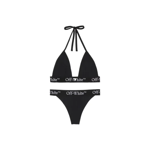 OFF WHITE Logo Detailed Halterneck Bikini