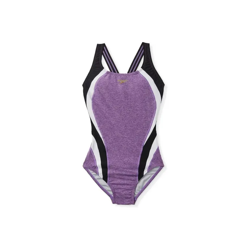 Speedo Heather Quantum Fusion Splice One piece Swimsuit Women's-12
