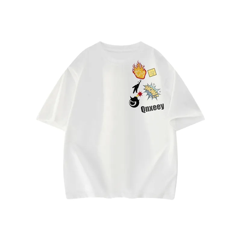 Qnxeey T Shirts Unisex-6
