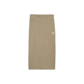 PUMA Falda Midi En Rib Classics