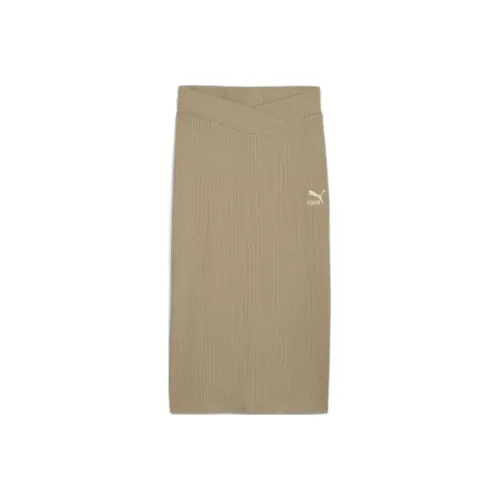 PUMA Falda Midi En Rib Classics