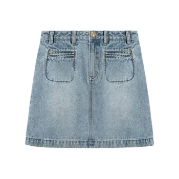 KARL LAGERFELD Denim Short Skirts Women's Blue