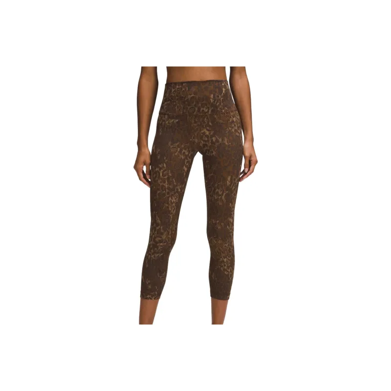 Lululemon High Rise Yoga Pants Women's Brown-0