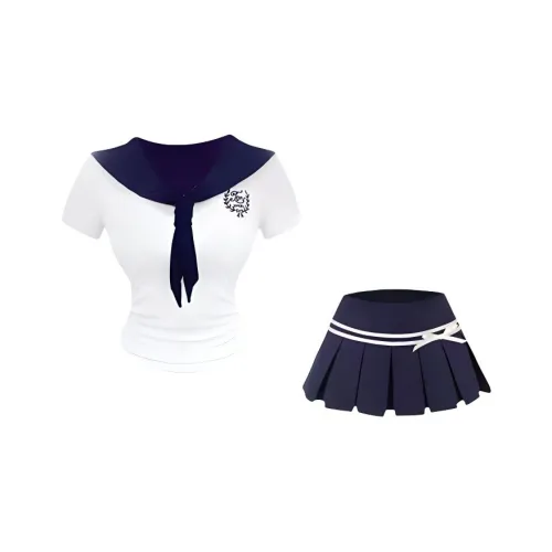 TIBINB Two Piece Skirt Sets Women's