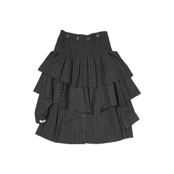 JIKOO Casual Long Skirts Women's Gray