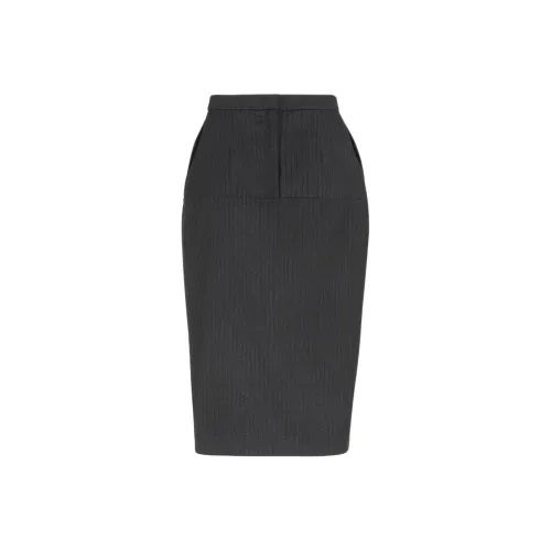 FENDI FW24 Casual Long Skirts Women's Black