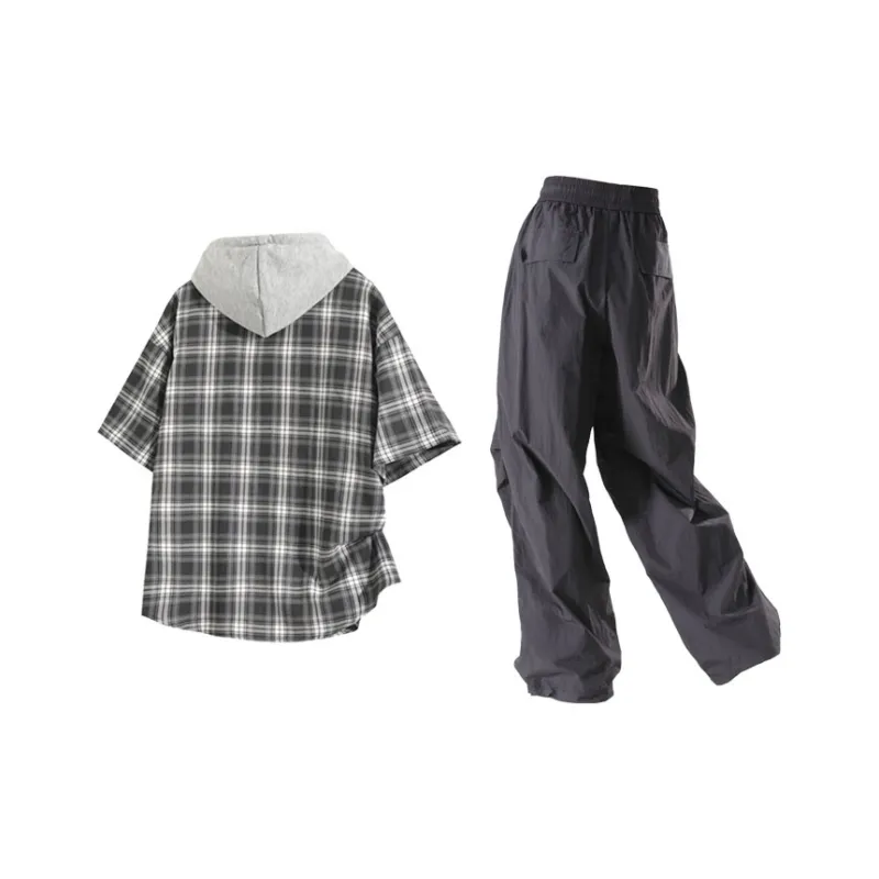 LIVINGTOWN Shirt Matching Set Unisex-5