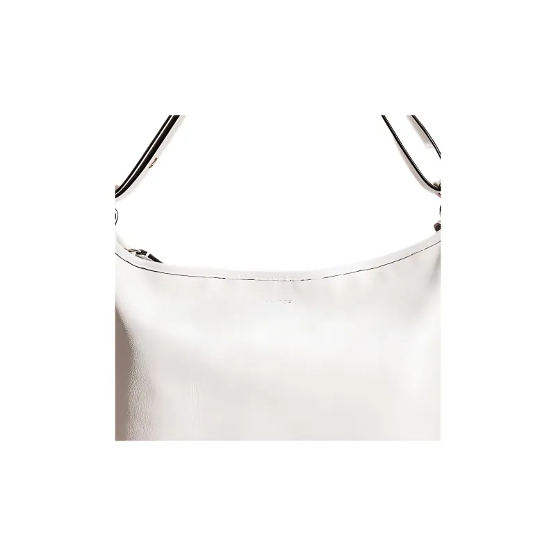 COACH Legacy Glove Tanning Bucket Bags Handbags Shoulder Bags Medium Size Women's White-2