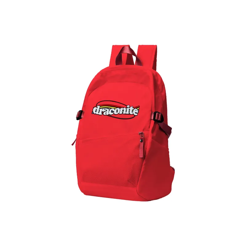 DRACONITE Polyester Student Backpack Regular Unisex White-52