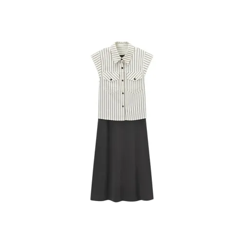 EICHITOO Skirt Set Women's Ecru Trim