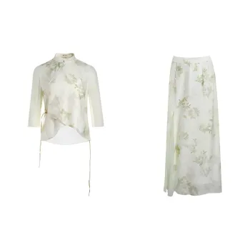 A LIFE ON THE LEFT Skirt Set Women's Plum Green