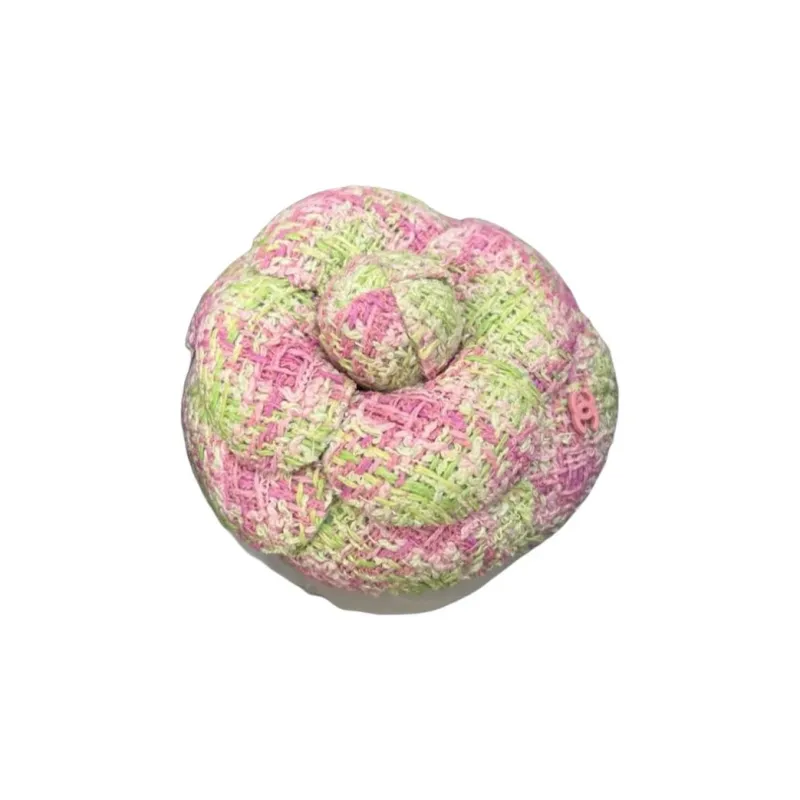 CHANEL Cotton Brooches Women's Pink-1
