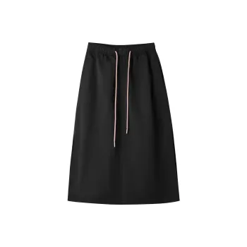 HLA Casual Long Skirts Women's Black