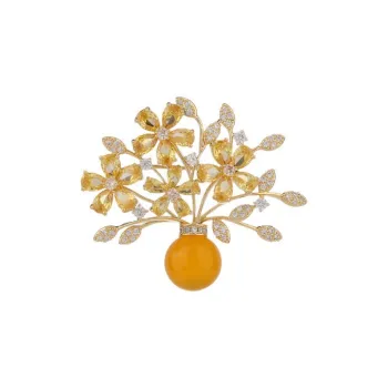 Yamaichi Maru Eco Friendly Copper Brooches Women's