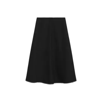 Massimo Dutti Casual Long Skirts Women's Black