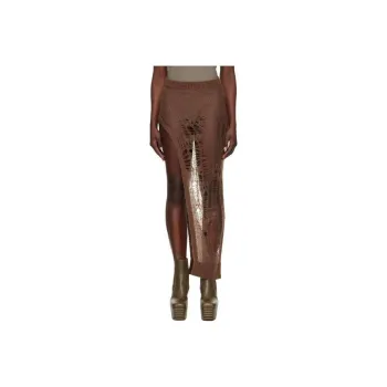 RICK OWENS/RO Casual Long Skirt Women's Brown