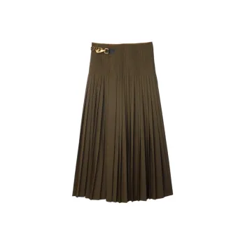 Burberry Casual Long Skirts Women's Flame Heather Gray