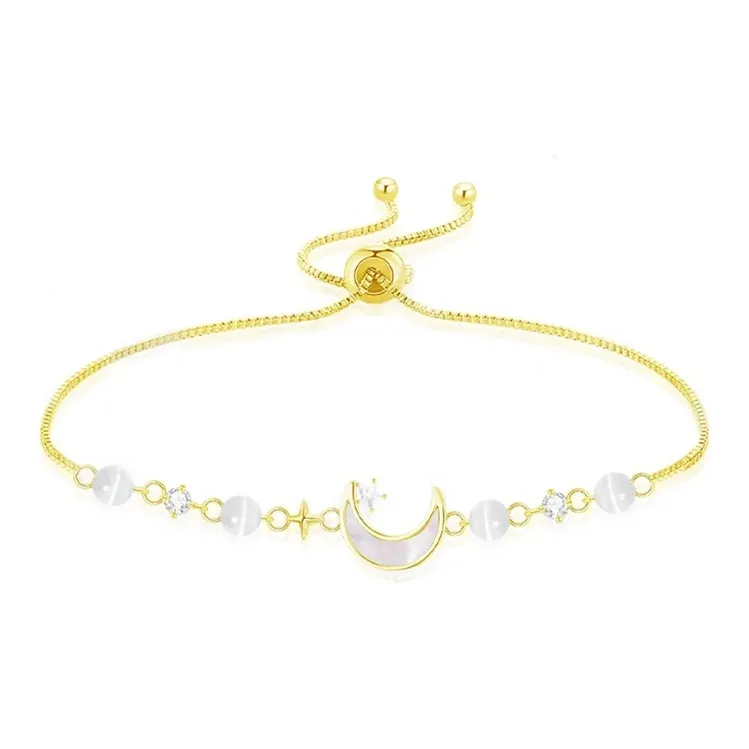 ALI THE FOX Glass Cat Eye Jade Bracelets Women's-0