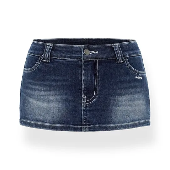 NAWS Denim Shorts Women's Summer Night Blue-0
