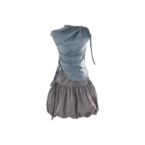PLANE DRIFT Two Piece Skirt Sets Women's