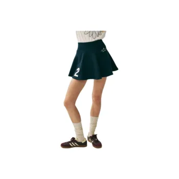 MARDI MERCREDI SS25 FLARE MINI SKIRT ORIGINALIS 25_NAVY Casual Short Skirts Korean Style Women's Marine Blue