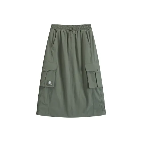 Kappa PLAYER Casual Long Skirts Women's Green