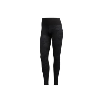 Adidas Believe This Camouflage Jacquard Athletic Trousers Women's Black