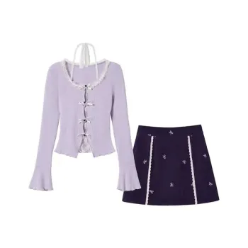 Lookinto Two Piece Skirt Sets Women's