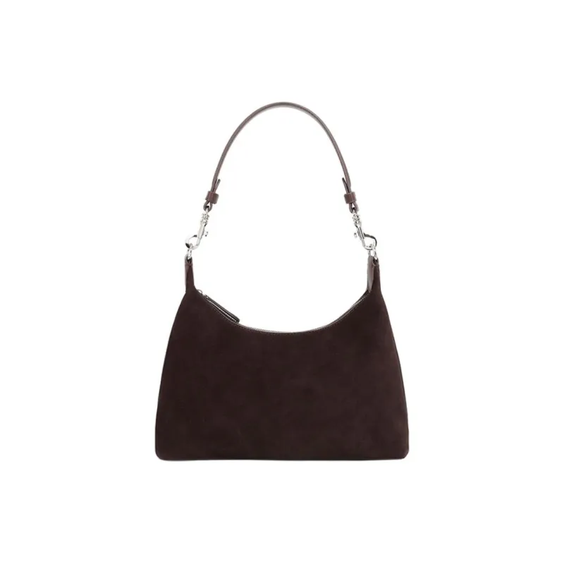 Bullrun Cow Leather Shoulder Bag, Handbag, Shoulder Bag Women's Burgundy, Brown, Coffee-2
