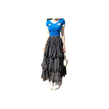 Kazakhstan Casual Long Skirts Women's