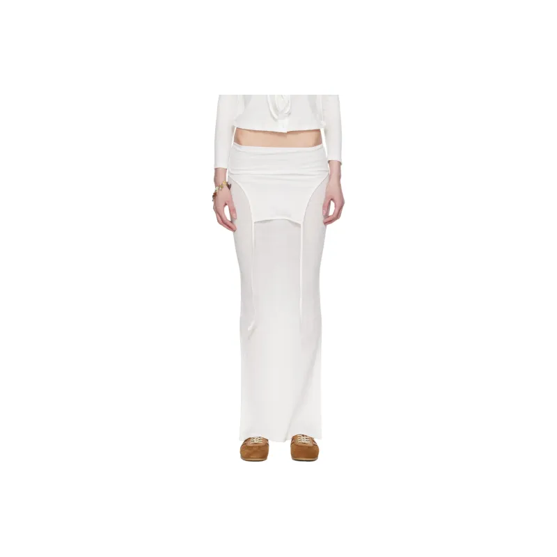 ECKHAUS LATTA Casual Long Skirts Women's White-0