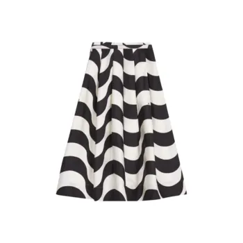 Yiner Casual Long Skirts Women's Cream White