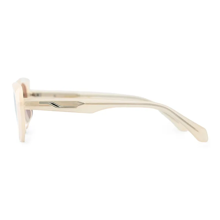 HELEN KELLER Plate Frame Cat Eye Sunglasses Unisex-11