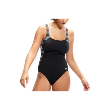 Speedo One piece Swimsuit Women's Black White