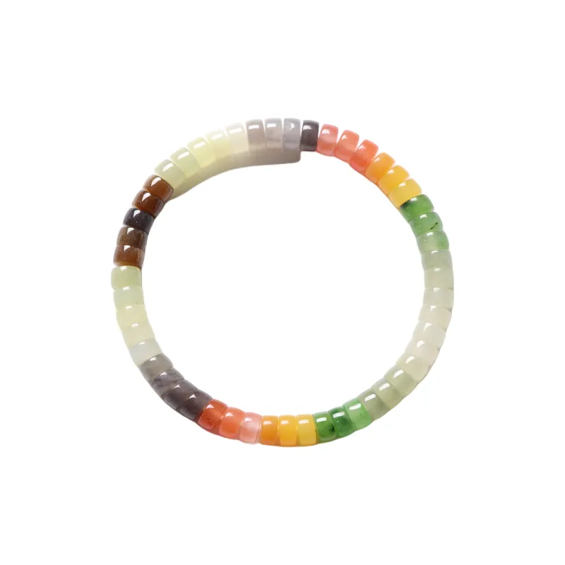 MARY WINDSOR Hetian Jade Bracelets Pale Greenish White Jade Unisex-1