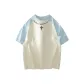 Apricot with Glacier Blue