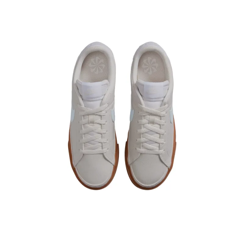 Nike Court Legacy Low Phantom Gum Yellow White Women's-3